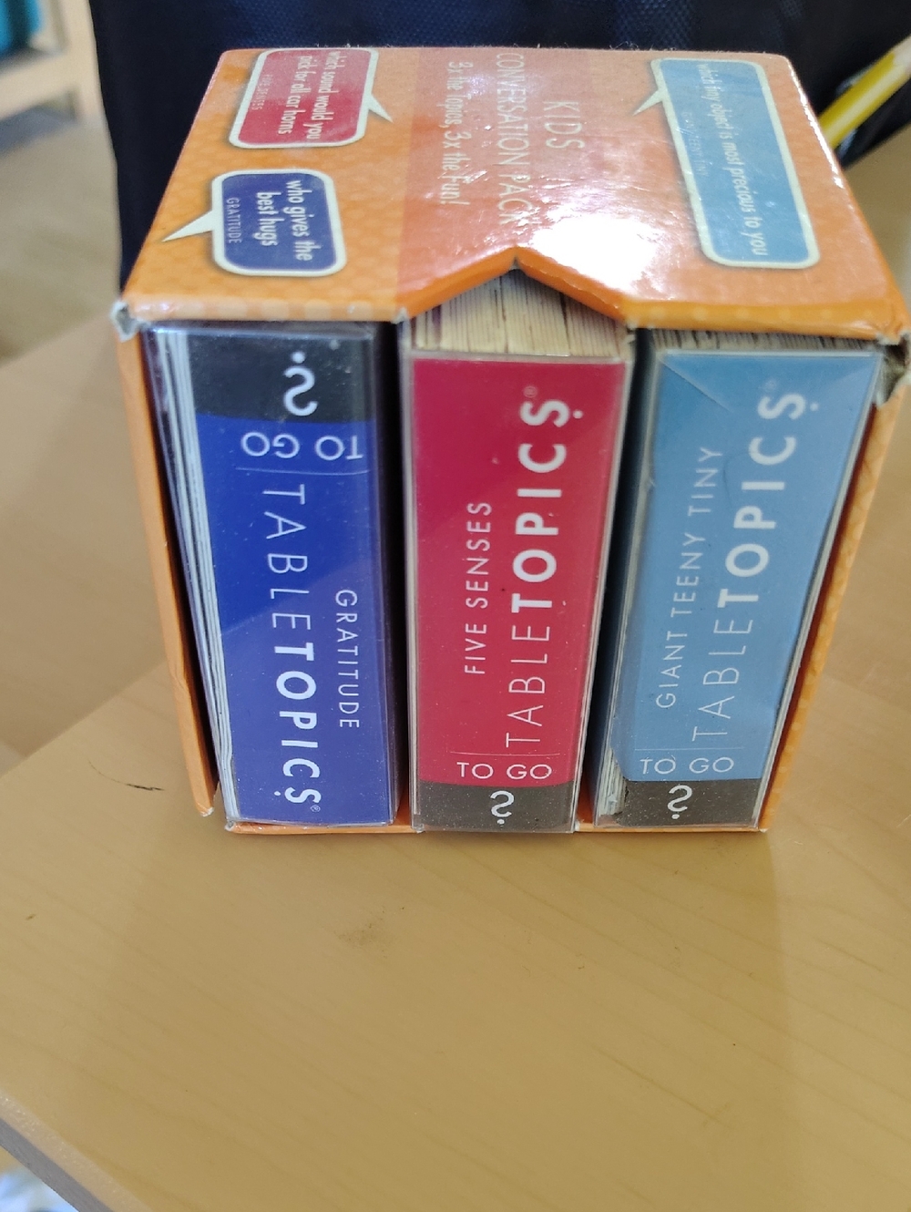 TableTopics To Go 3-Pack Kids Conversation Card Set